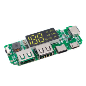 18650 5V 2.4A Lithium Battery Dual USB Output with Digital Display Charging Module